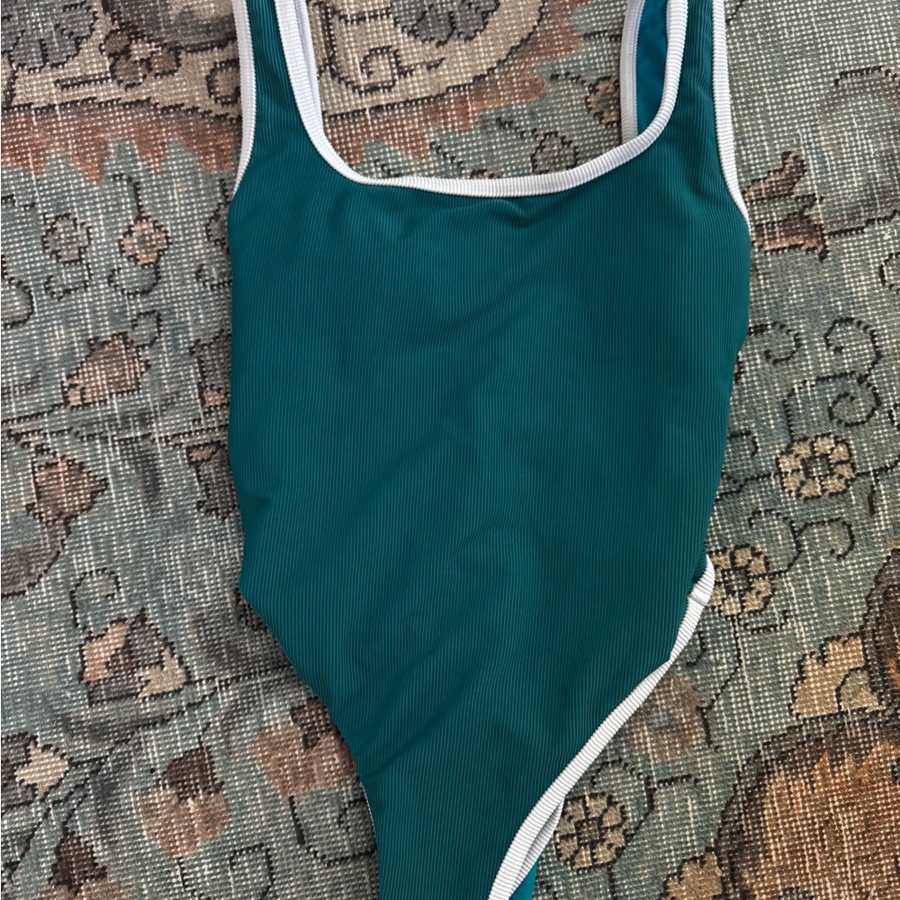 LainSnow Teal One Piece Swimsuit